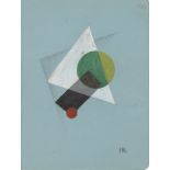 IVAN KLIUN - Spherical Suprematism #6 - Watercolor and pencil drawing on paper