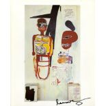 JEAN-MICHEL BASQUIAT - Thin in the Old - Color offset lithograph
