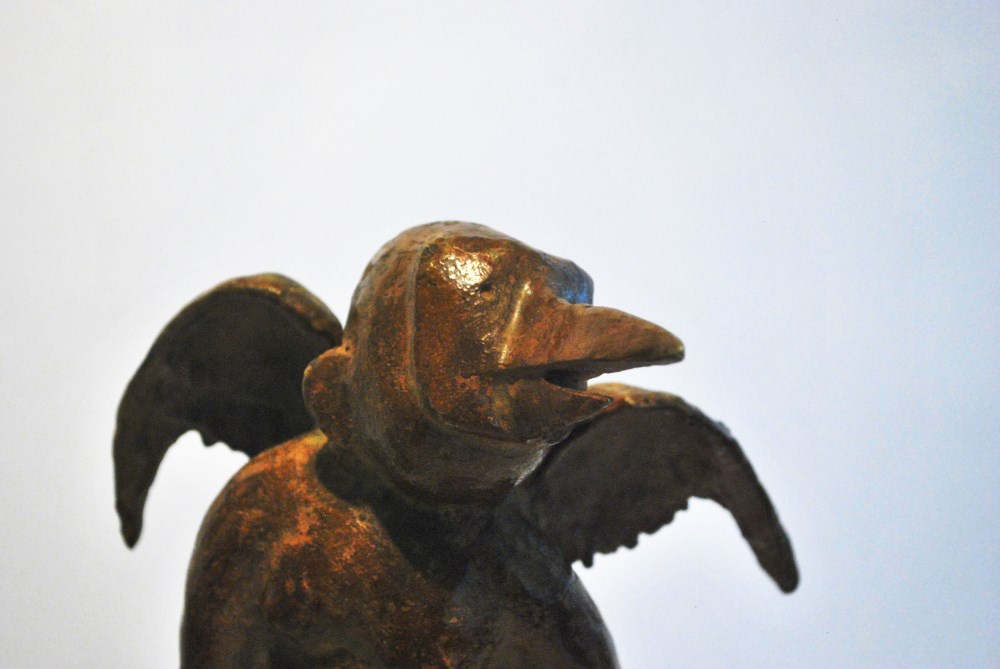 JORGE MARIN [d'apres] - Angel en una Silla III - Bronze sculpture with light brown patina - Image 3 of 5