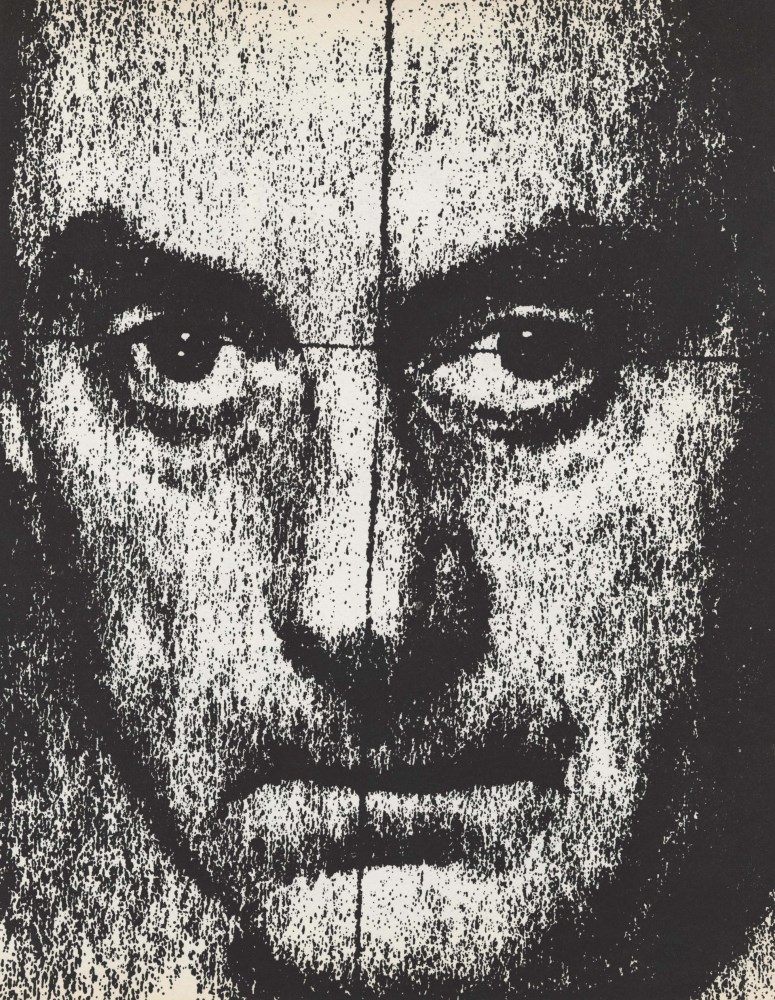 MAN RAY - Self-portrait with Reticle - Original photogravure