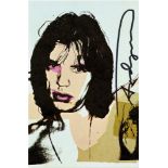 ANDY WARHOL - Mick Jagger #09 (first edition) - Color offset lithograph