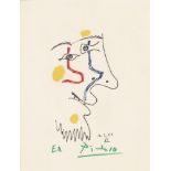 PABLO PICASSO [d'apres] - May 16, 1964 #6 - Original color silkscreen & lithograph