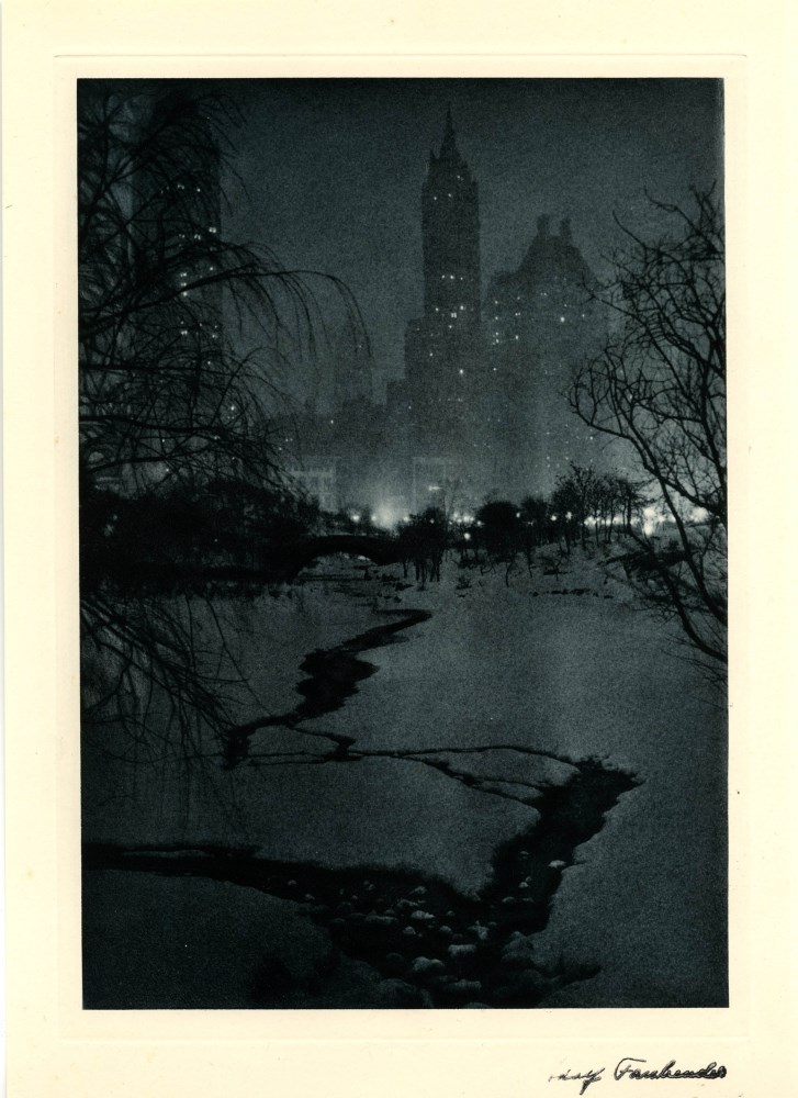 ADOLF FASSBENDER - The White Night - Original vintage photogravure