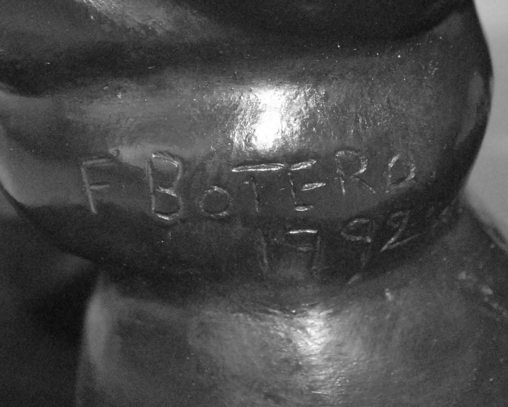 FERNANDO BOTERO [imputee] - Toro - Bronze sculpture with very dark brown patina - Image 5 of 10