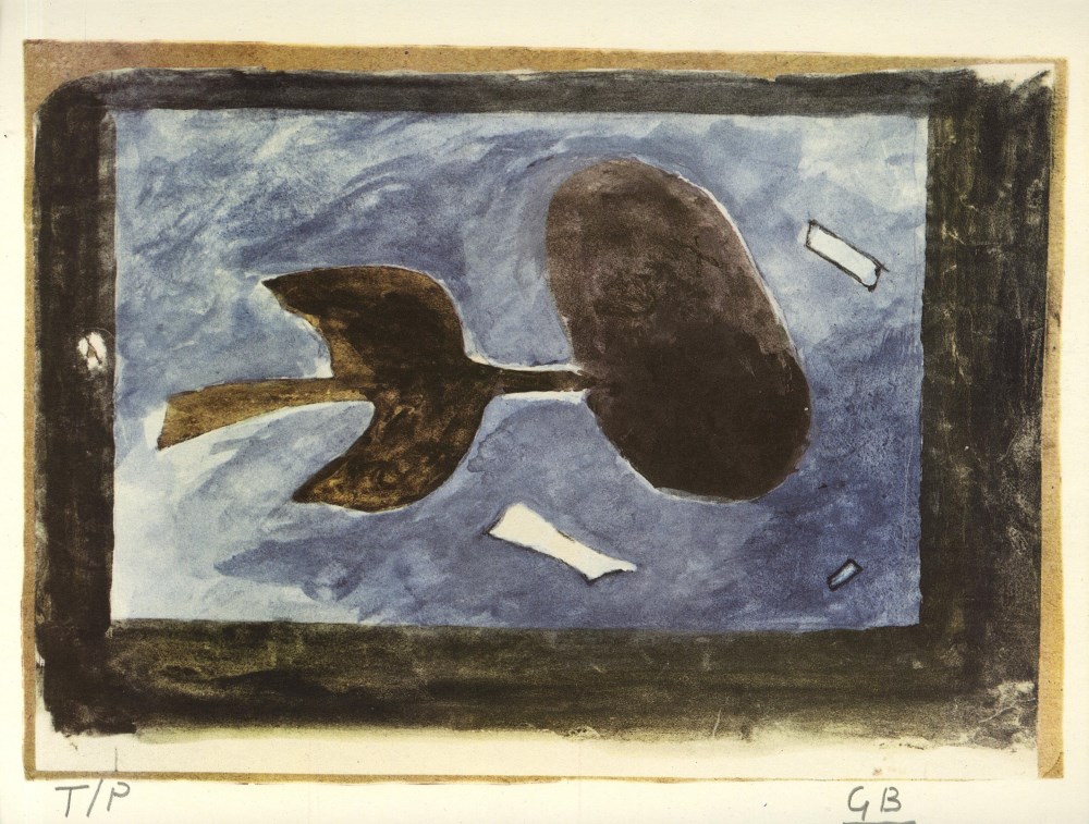 GEORGES BRAQUE - A tire l'aile - Original color collotype