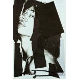 ANDY WARHOL - Mick Jagger #10 (first edition) - Color offset lithograph