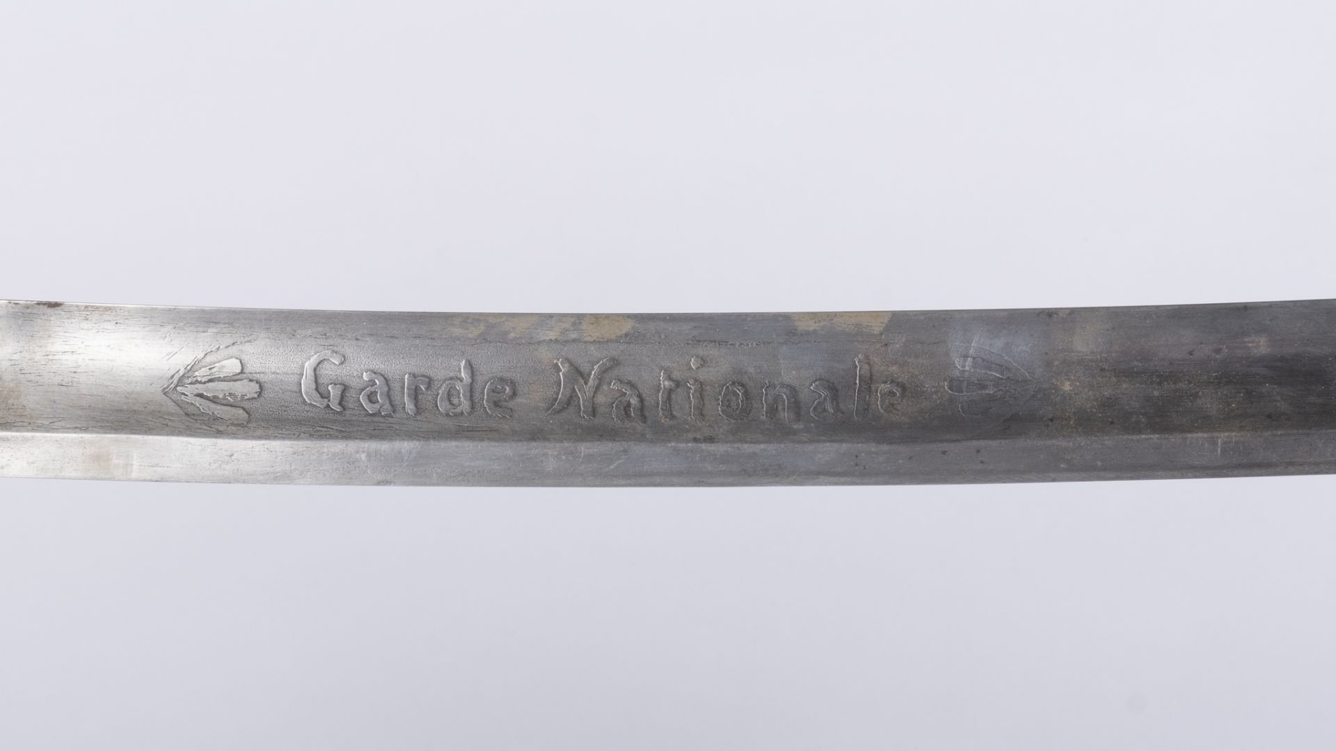 France, Louis-Philippe: Glaive de sapeur de la garde nationale. Glaive de sapeur, monture à tête - Bild 2 aus 3