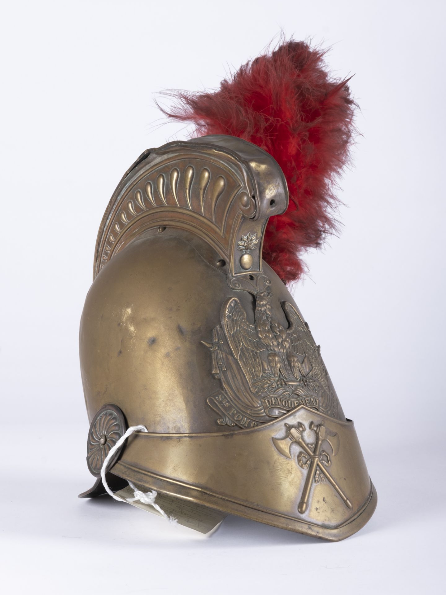 France, Napoléon III: Casque de sapeur-pompier du Second-Empire, modèle 1852. Casque de sapeur-