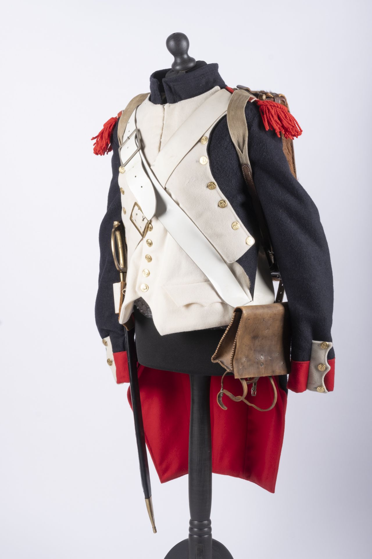 France: Lot grognard de l'Empereur. Reproduction contemporaine d'un habit veste, d'un gilet, d'un - Image 6 of 9