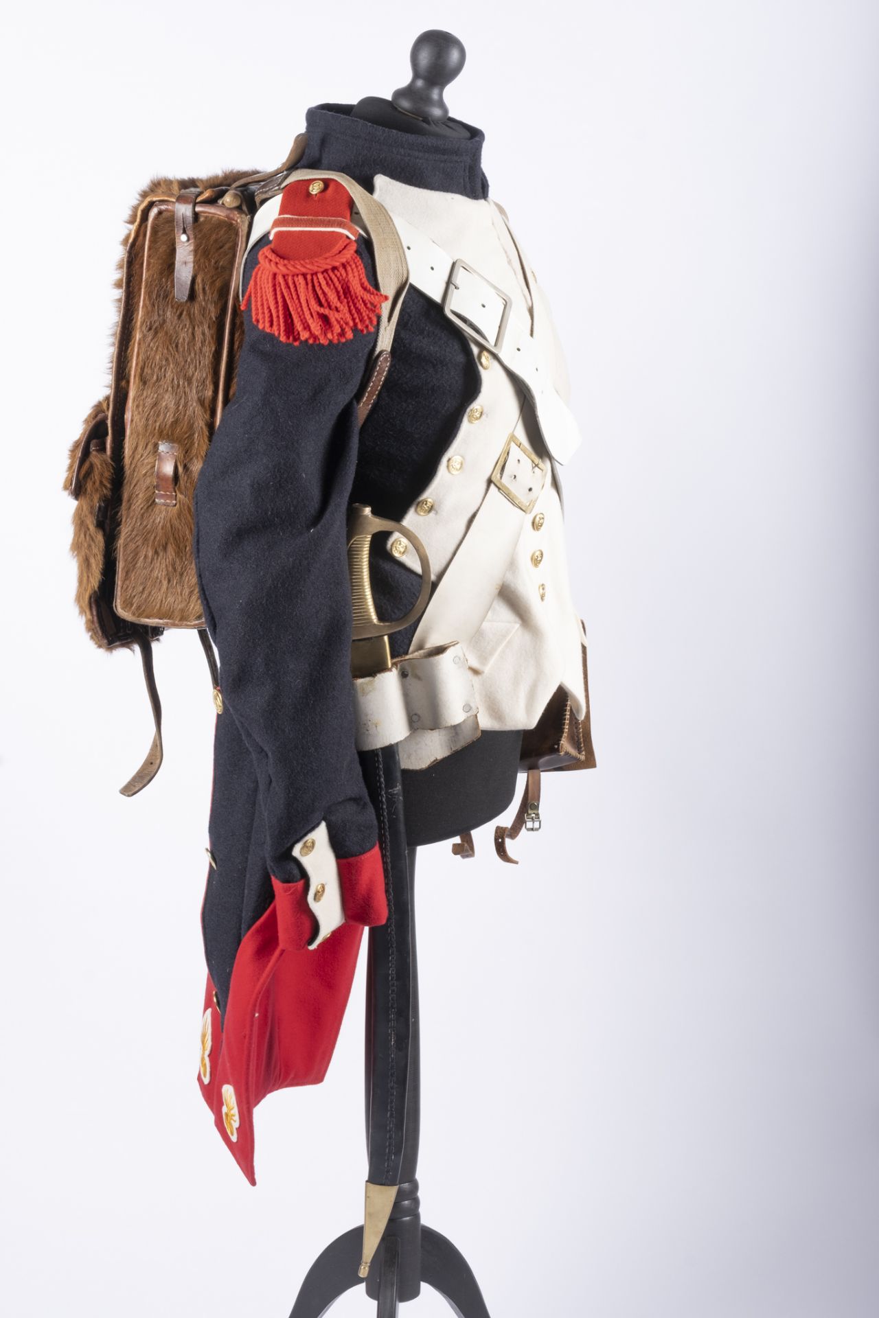 France: Lot grognard de l'Empereur. Reproduction contemporaine d'un habit veste, d'un gilet, d'un - Image 7 of 9