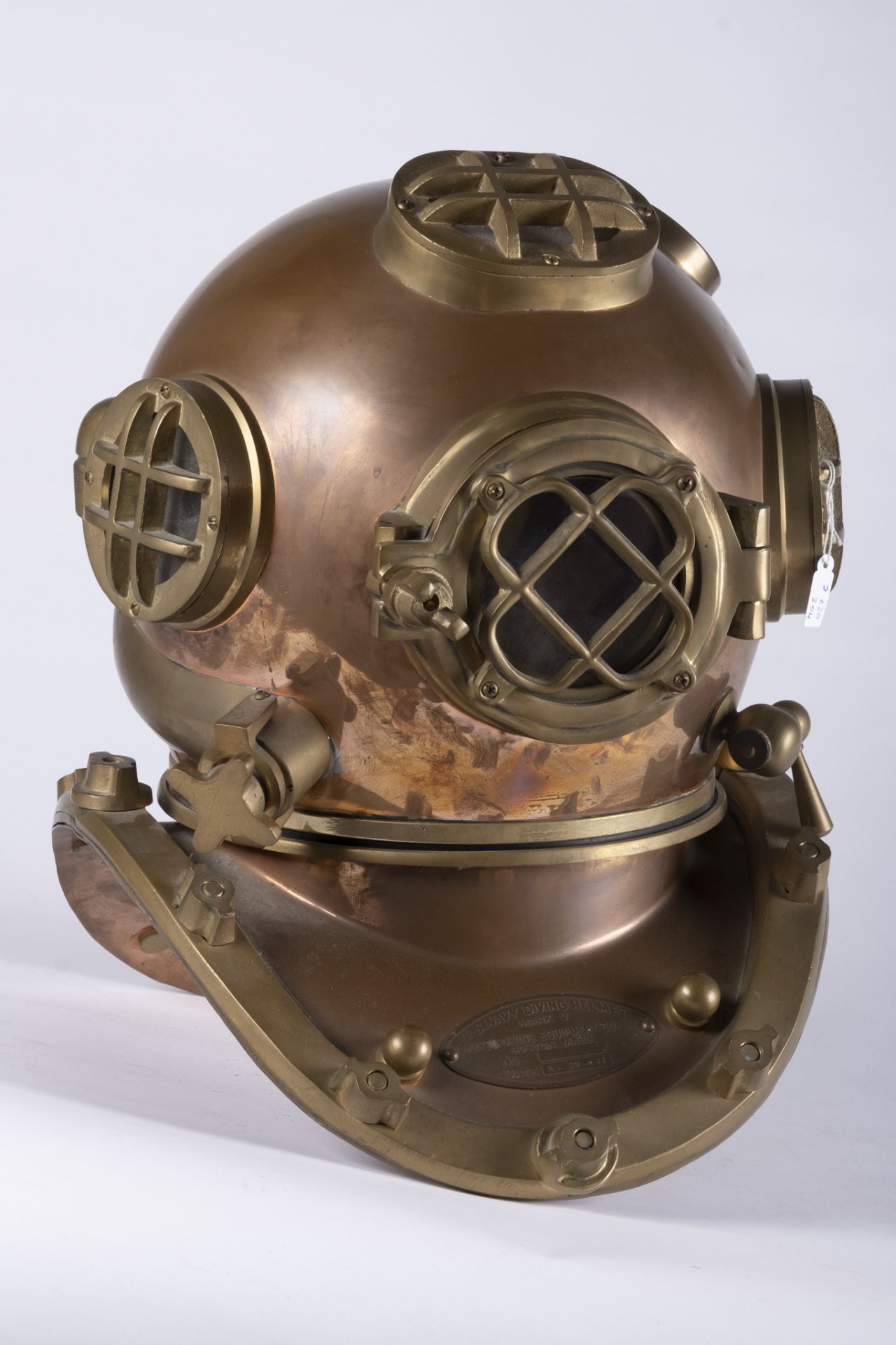 WW2 - US ARMY - US Navy - Diving Helmet Mark IV - ouvrture et mécanisme fonctionnel - réplique