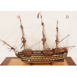 Schiffsmodell "HMS Victory", 1776