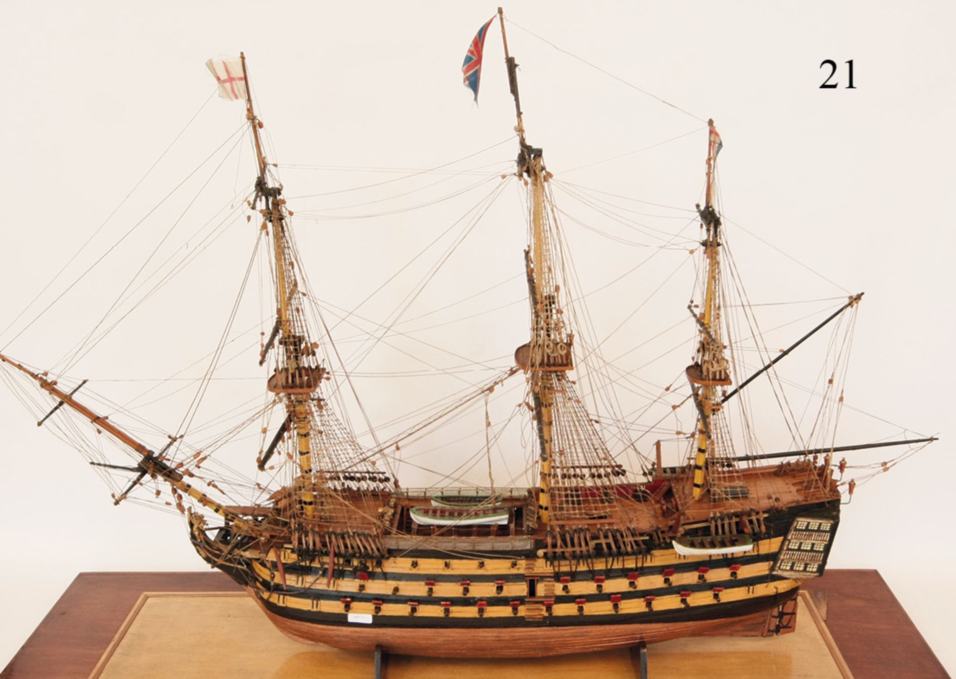 Schiffsmodell "HMS Victory", 1776