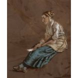 John Dawson Watson (British 1832 - 1892) WOMAN WITH A LETTER