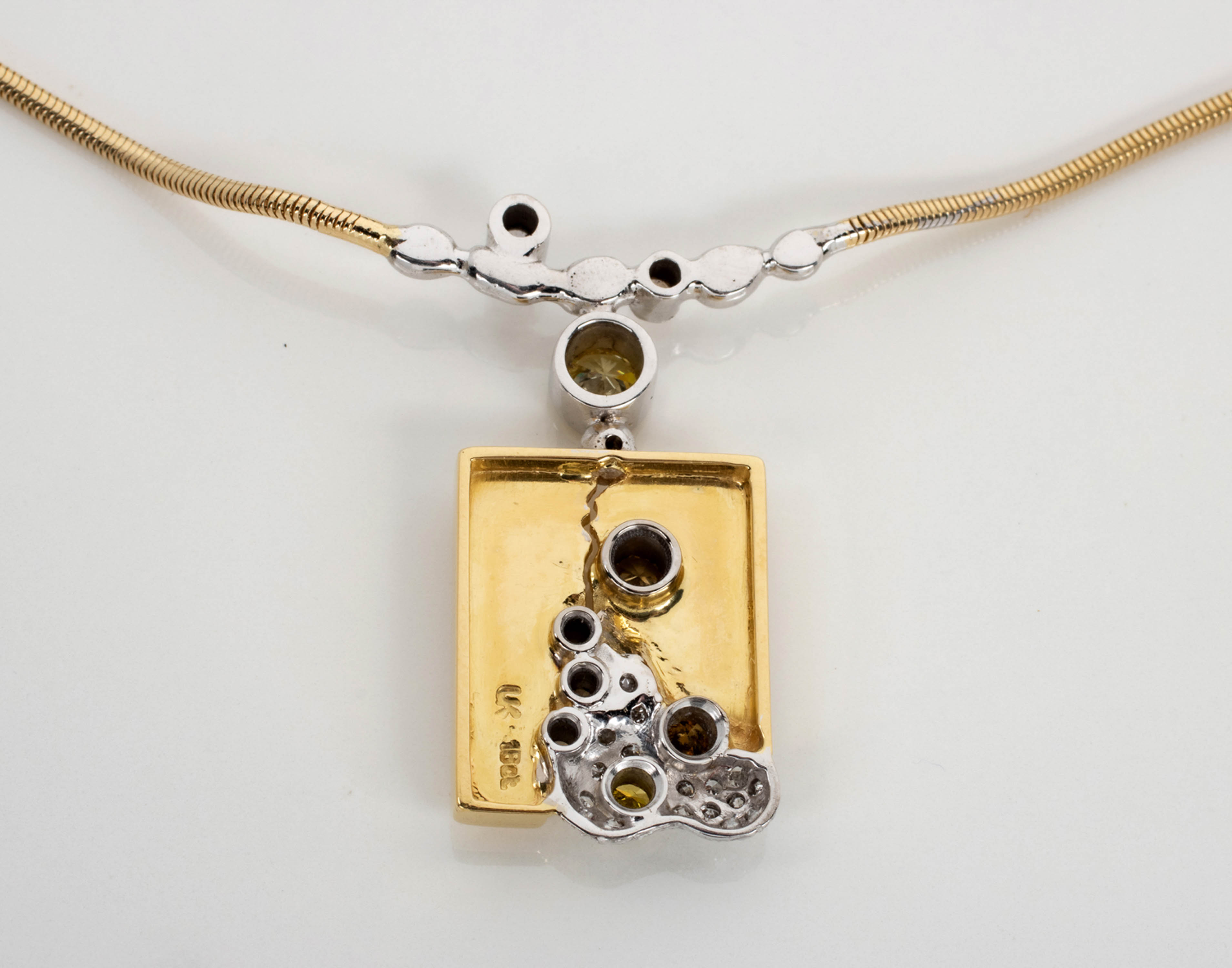 A DIAMOND PENDANT NECKLACE, UWE KOETTER - Image 3 of 3