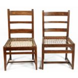 A NEAR PAIR OF CAPE STINKWOOD CHAIRS, 19TH CENTURY