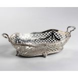 A DUTCH SILVER BASKET, RETAILED BY BONEBAKKER & ZOON, AMSTERDAM, 1881