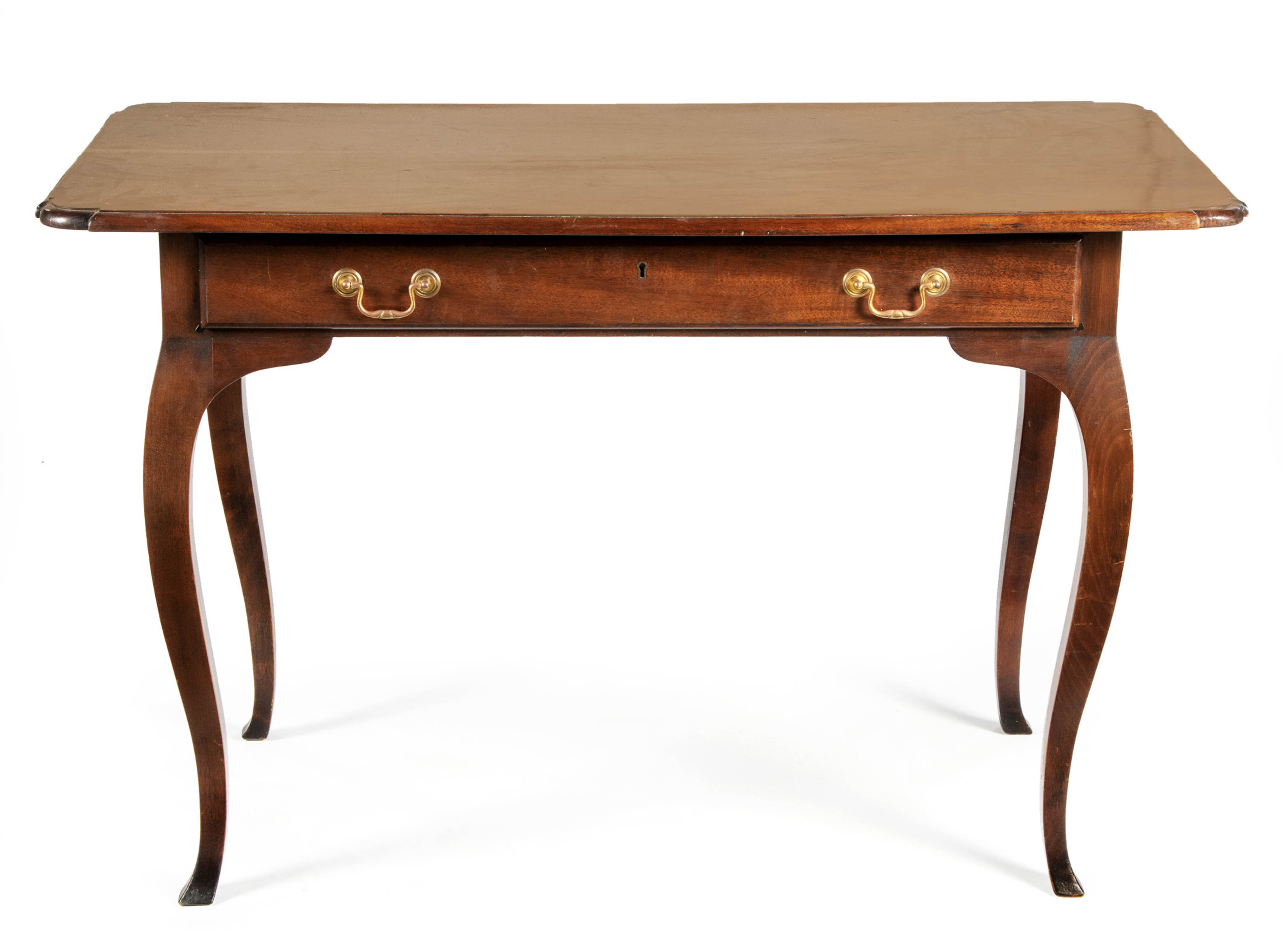 A MAHOGANY TABLE, MANUFACTURED BY PIERRE CRONJE