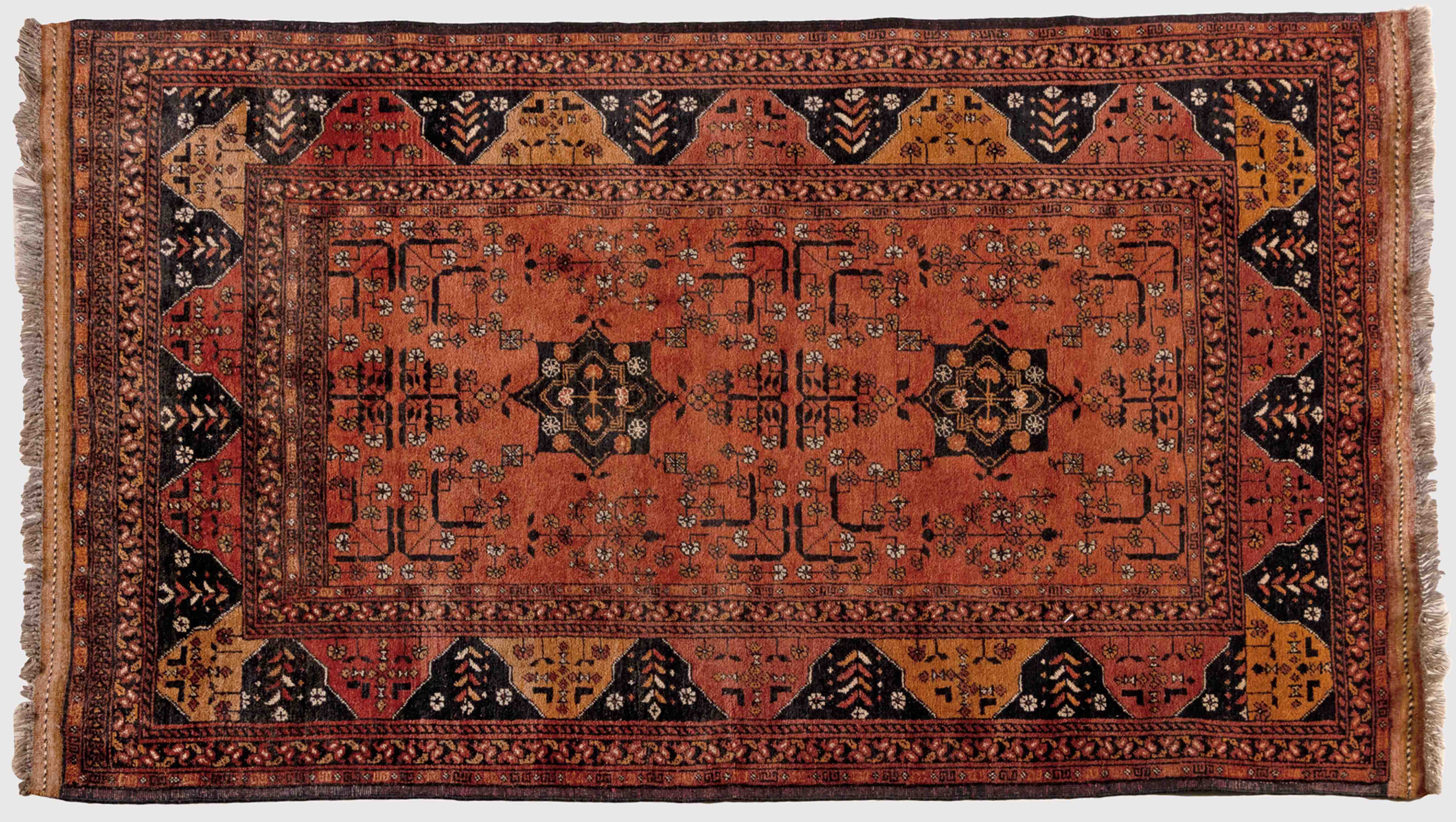 AN AFGHAN RUG, MODERN