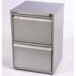 A METAL FILING CABINET, MANUFACTURED BY BISLEY