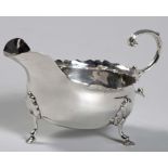 A VICTORIAN SILVER SAUCEBOAT, GEORGE NATHAN AND RIDLEY HAYES, CHESTER, 1900