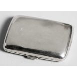 A GEORGE V SILVER CIGARETTE CASE, ADIE BROS, BIRMINGHAM, 1930