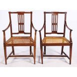 A PAIR OF CAPE STINKWOOD NEOCLASSICAL ARMCHAIRS, 19TH CENTURY