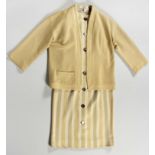 A 1950S HANRO OF SWITZERLAND SHIFT DRESS AND JACKET