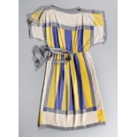 A LADIES 1970S SAKS FIFTH AVENUE DAY DRESS