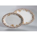 TWO HAVILAND LIMOGES WILLIAM WHITELEY PORCELAIN PLATTERS, EARLY 20TH CENTURY