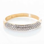 A DIAMOND HINGED BANGLE