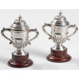 A SILVER GEORGE VI TROPHY CUP AND COVER, MAPPIN AND WEBB LTD, SHEFFIELD, 1937