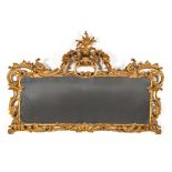 A GEORGE III GILTWOOD MIRROR