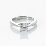 A DIAMOND SOLITAIRE RING