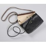 TWO VINTAGE FRANCHETTI BOND CROSSBODY BAGS