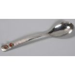 A PORTUGESE SILVER SPOON, PEDRO A BATISTA, PORTO, MODERN