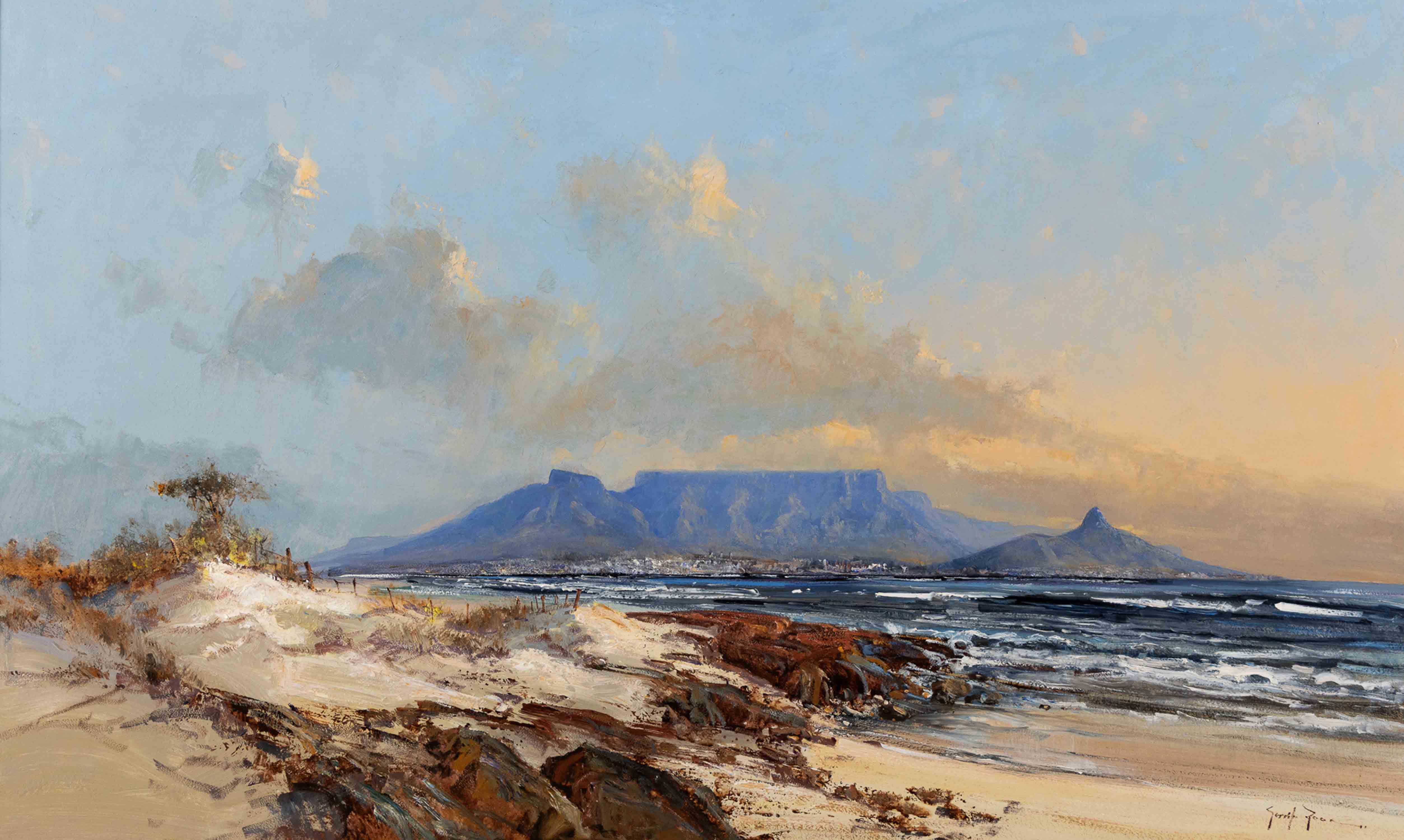 Gerrit Roon (South African/Dutch 1937 - 2017) TABLE MOUNTAIN