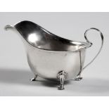 A GEORGE V SILVER SAUCE BOAT, ERNEST DRUIFF & CO, BIRMINGHAM, 1923