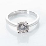 A DIAMOND SOLITAIRE RING