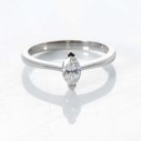 A DIAMOND SOLITAIRE RING