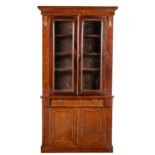 A VICTORIAN MAHOGANY BOOKCASE