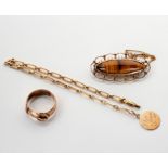 A MISCELLANEOUS GROUP OF JEWELLERY ITEMS