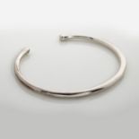 A SILVER CUFF BANGLE, DESIGNED BY FLEMMING ESKILDSEN FOR GEORG JENSEN, DENMARK