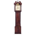 A MAHOGANY LONGCASE CLOCK