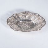 A GERMAN SILVER SWEET DISH