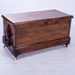 A WALNUT CHEST