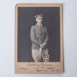 A BOER WAR, MAFEKING LIEUT.-COL. COURTENAY B. VYVAN SIGNED STUDIO PHOTO