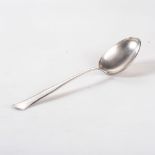 A VERY LARGE DANISH SILVER SERVING SPOON