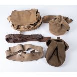 A WWI BRITISH WEBBING KIT, five in the lot