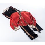 A VICTORIAN WILTSHIRE REGIMENT OFFICERS MESS DRESS UNIFORM